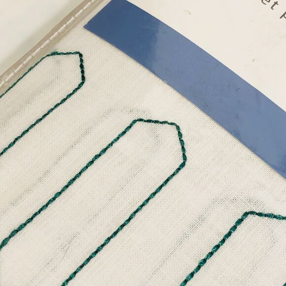 Vue Signature Arashi Green Ombre Embroidered Window Panel 52" W x 95" L 1 Panel - Picture 3 of 8